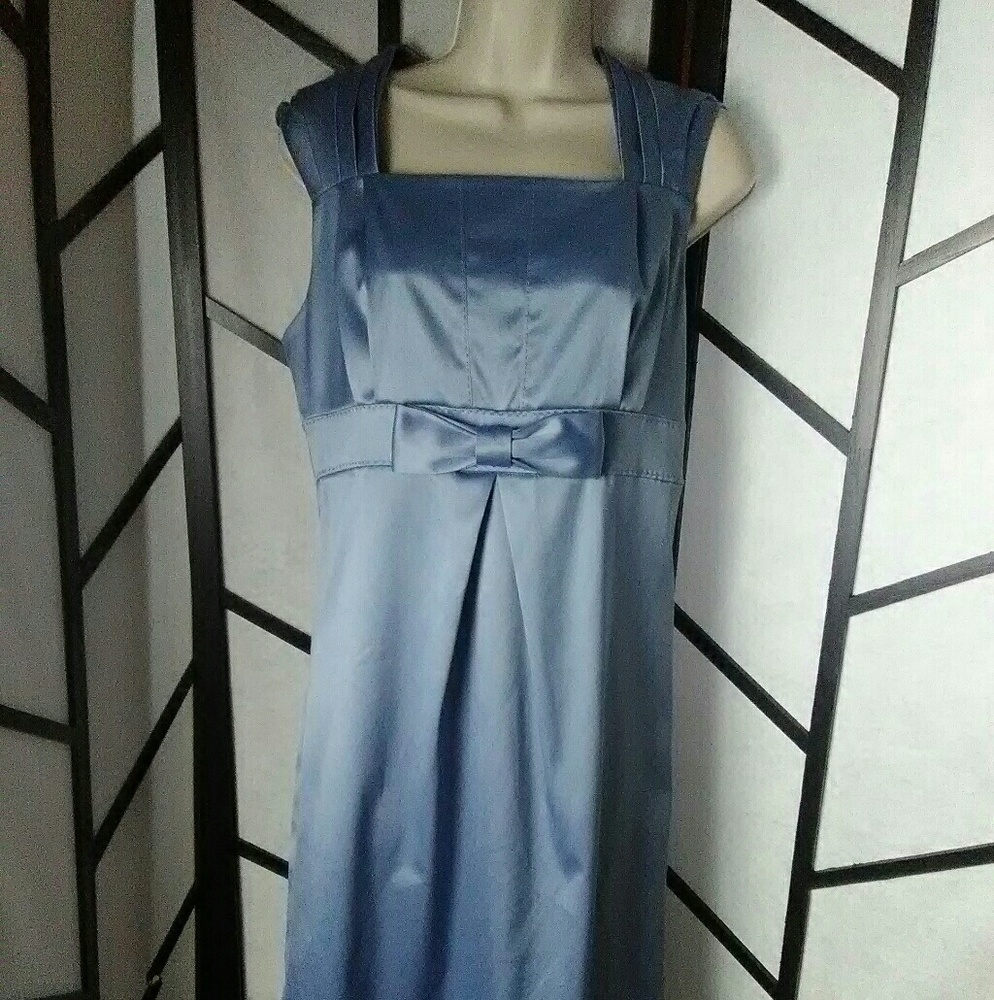 Max & Cleo Blue Sleeveless Dress Size 10 NWOT - Picture 3 of 7